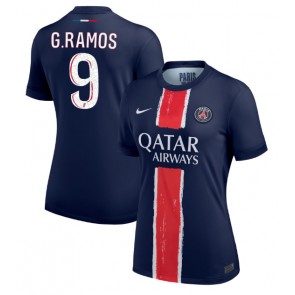 Billiga Paris Saint-Germain Goncalo Ramos #9 Hemmatröja Dam 2024-25 Kortärmad